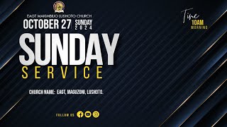 SUNDAY SERVICE  27 Oct 2024 [upl. by Arimahs943]