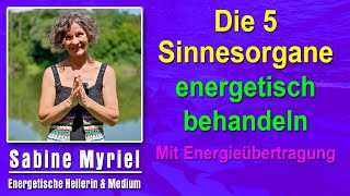 Die 5 Sinnesorgane energetisch behandeln  Sabine Myriel Emge  Mit Energieübertragung [upl. by Ahsaek]