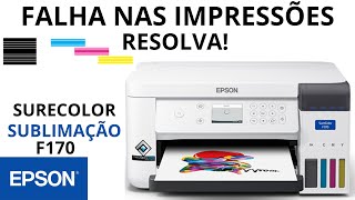 🏆 IMPRESSORA EPSON SURECOLOR F170 FALHA DE IMPRESSÃO [upl. by Wiatt]