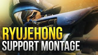 Ryujehong  World Class Support Montage  GOD Ana  Zenyatta  Overwatch Montage [upl. by Trstram]