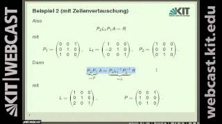 02 Spaltenpivotwahl Formal in n Dimensionen [upl. by Llertnahs]