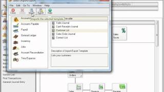 Peachtree Tutorial Importing amp Exporting Data Sage Training Lesson 1410 [upl. by Ireland]