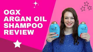 OGX Argan Oil of Morocco Shampoo Review [upl. by Truman]