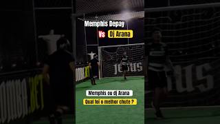 MemphisDepay vs Dj Arana qual foi o melhor chute djarana memphisdepay fy soccer skills fypシ゚ [upl. by Asilak337]