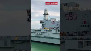 Cavour aircraftcarrier and Bergaminiclass frigate Alpino sailing in the waters of the Philippines [upl. by Saidee]