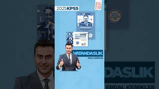 2025 KPSS Vatandaşlık Ders Notları ve Soru Bankası  Erdal KESEKLER [upl. by Rivy]