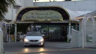 BMW 4er Cabrio F33 on location in Las Vegas Fahraufnahmen [upl. by Adrea]