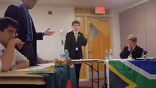 World Schools Debating Championshps WSDC 2008 Bangladesh vs South Africa debate [upl. by Polash702]