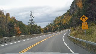 Scenic drive Lake Placid to Whiteface Mountain NY  Adirondack Mountains with fall foliage [upl. by Jar]