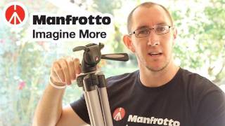 Manfrotto MK394H Aluminum Tripod Review PhotoVideo [upl. by Asilet44]