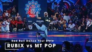 Rubix vs MT Pop FINAL  stance x Red Bull Dance Your Style World Final 2024 Mumbai [upl. by Annalla]