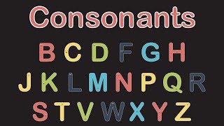 Consonants and Vowels [upl. by Marguerita]