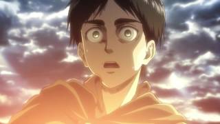 Attack On Titan Season 2 English Dub  Reiner amp Bertholdts Transformation [upl. by Anauqcaj553]