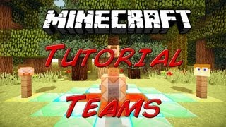 Minecraft Tutorial  Anzeigetafel  Scoreboard  Teams Deutsch  HD [upl. by Robi]