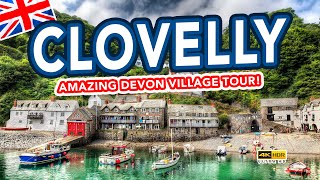 CLOVELLY  Full tour of holiday seaside village of CLOVELLY DEVON [upl. by Ahsiemat431]