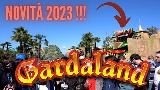 Apertura GARDALAND  1 Aprile 2023  JUMANJI THE LABYRINTH  4K [upl. by Kylah]