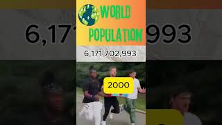 From 1900 to 2024 📈 🌎 shorts world population [upl. by Shifrah495]