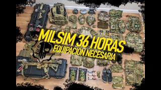 MILSIM 36 horas EQUIPACION NECESARIATIER1 Review Airsoft [upl. by Acirat324]