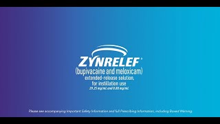 ZYNRELEF® Vial Access Needle Preparation Instructions Preparation for 400 mg and 200mg [upl. by Aerdnek]