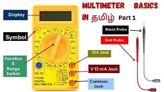 Multimeter basics part 1 in Tamil Multimeter [upl. by Wellesley]