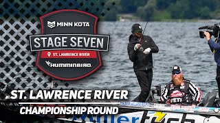 Bass Pro Tour  Stage Seven  St Lawrence River  Championship Round Highlights [upl. by Rastus721]