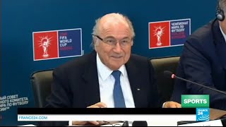 Blatter on 2018 Russia World Cup boycott FIFA stands strong behind Russia [upl. by Ferguson]