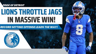 Lions vs Jags Recap Detroit DOMINATES in Thrilling Showdown [upl. by Romonda690]