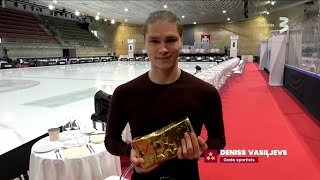 Deniss Vasiljevs becomes Latvias Male Athlete of the Year 2022 [upl. by Ursala]