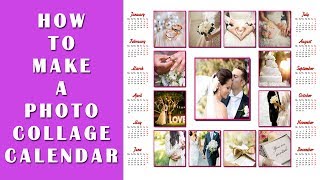 How to Make a Photo Collage Calendar  3 Awesome Calendar Types [upl. by Idoux]