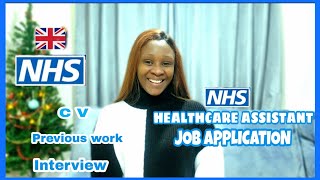 How I Got A Job in NHS as a HEALTHCARE ASSISTANT Interview questions the process what to expect [upl. by Calder349]