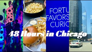 48 Hours in Chicago Travel Vlog [upl. by Ecam473]