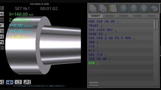 g90 straight turning cycle  g90 turning cycle fanuc  g90 cnc code turning [upl. by Aidin]