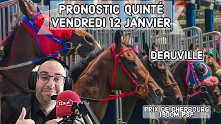 🔴 Pronostic Quinté Vendredi 12 Janvier 2024 Deauville 🔴 Prix de Cherbourg [upl. by Koblas720]