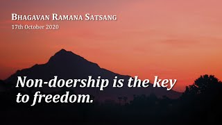 126 Satsang  17 Oct 20  Nondoership is the key to Freedom [upl. by Chuah]