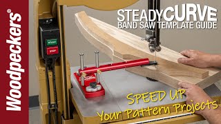 SteadyCurve Band Saw Template Guide  Woodpeckers Woodworking Tools [upl. by Oleta423]