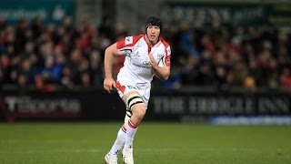 Oomph  Stephen Ferris announces his return  Ulster v Scarlets 14th March 2014 [upl. by Batista]