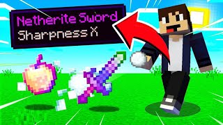 Minecraft but snowball gives op items 🎁 [upl. by Keldah]