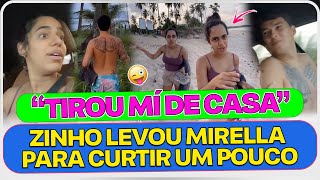 ZINHO ACHOU MIRELLA MUITO PRESA EM CASA E DECIDIU LEVAR ELA PARA PRAIA MIRELLA SANTOS🤭😅 [upl. by Jonah]