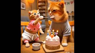 quotA Cats Tireless Efforts Preparing for Babys Birthdayquot shorts [upl. by Jeconiah]