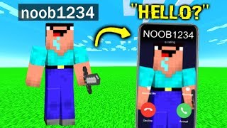 I Called Noob1234 In Minecraft [upl. by Elimaj]