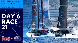 INEOS Britannia vs Emirates Team New Zealand  Full Race 05092024 [upl. by Angelina38]