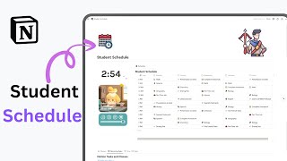 Free Student Planner Notion Template [upl. by Lraep713]