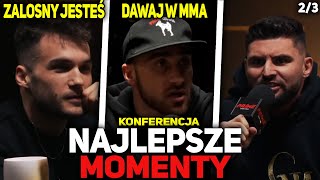 ADRIAN CIOS VS WSZYSCY  KONFERENCJA PRIME MMA X  NAJLEPSZE MOMENTY 22 [upl. by Neeluj]