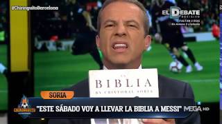 Cristóbal Soria quotEste SÁBADO le voy a llevar la BIBLIA a MESSIquot [upl. by Nessie]