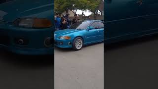 Pops and bangs 😲 by Honda civic video automobile viralvideo edit cartok [upl. by Noyr282]