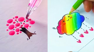 Cool and Easy Drawing Ideas for Beginners and Beyond Simple Drawing Tricks How to Draw [upl. by Portia]