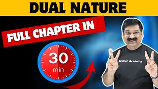 DUAL NATURE💥 One Shot Video in 30 minutes💥CBSE Class 12 Physics 2024 👉 Subscribe ArvindAcademy [upl. by Yrogiarc]