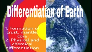 Differentiation of earthphysical geology [upl. by Marley618]