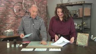 Seth Apter shares innovative embossing ideas on Make It Artsy 1134 [upl. by Alford]