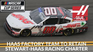 Haas Factory Team To Retain StewartHaas Racing Charter [upl. by Cesya688]